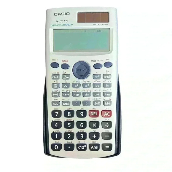 Casio FX-115ES PLUS Scientific Calculator With Cover Tested Working Solar Power - Picture 1 of 3